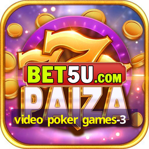 video poker games